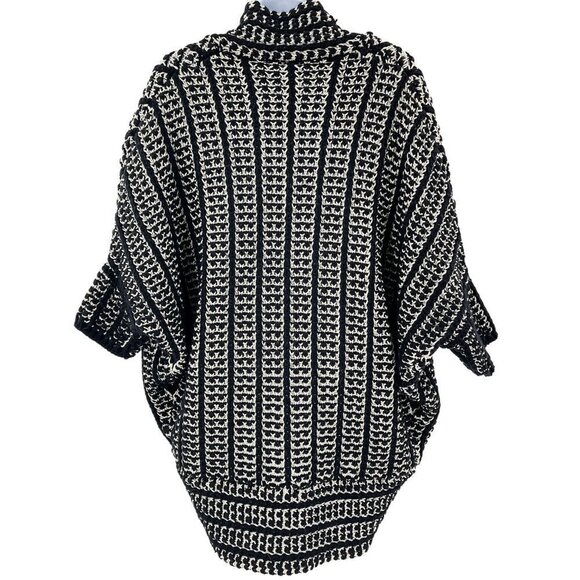 Anthropologie Moth Maija Wool Chunky Cocoon Cardigan Sweater - Picture 4 of 9